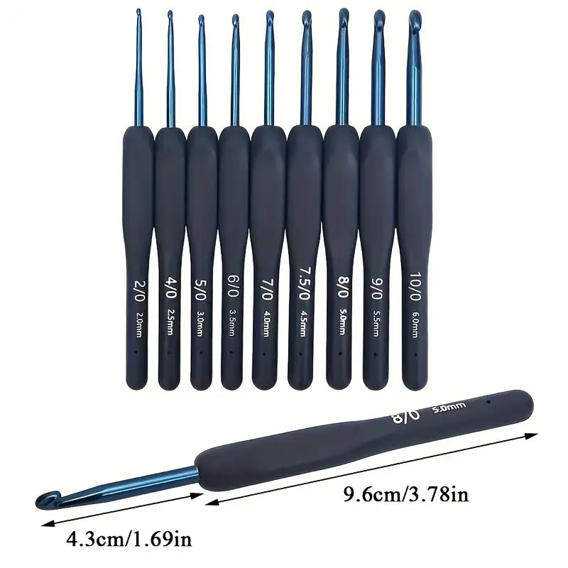 Easy Grip Crochet Hook Set