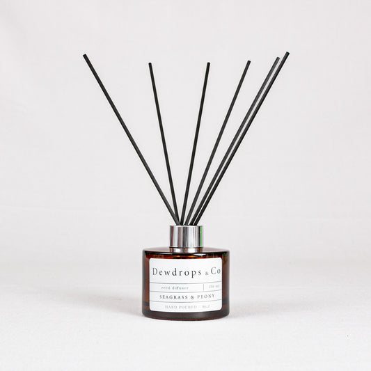 No.2 Seagrass & Peony Reed Diffuser - Amber