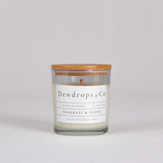 No.2 Seagrass & Peony Scented Candle