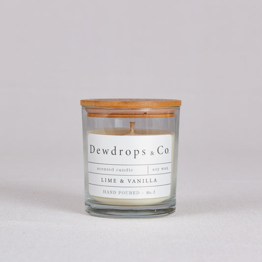 No.3 Lime & Vanilla Scented Candle