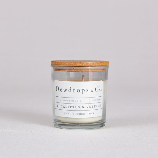No.4 Eucalyptus & Vetiver Scented Candle