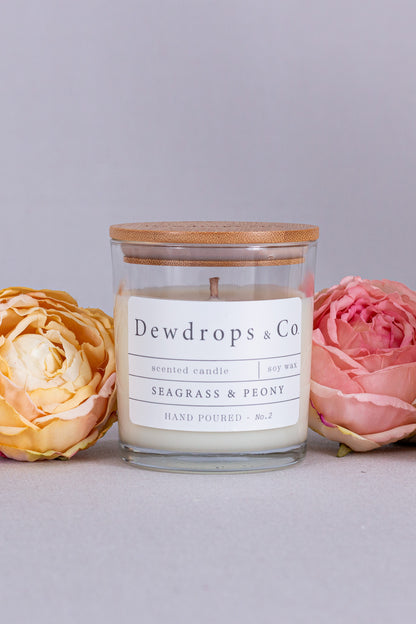 No.2 Seagrass & Peony Scented Candle