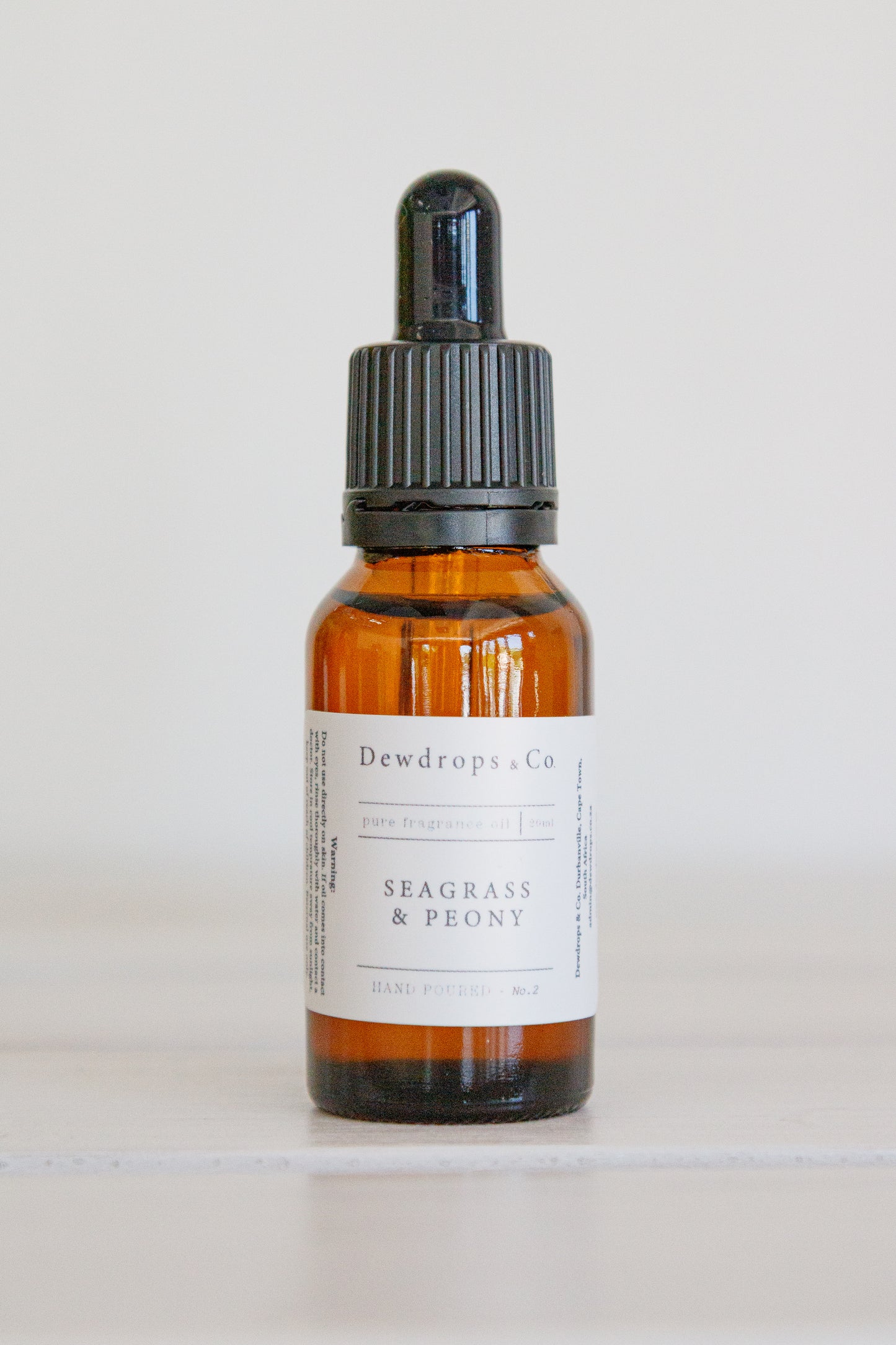 Fragrance Oil No.2 Seagrass & Peony - 20ml