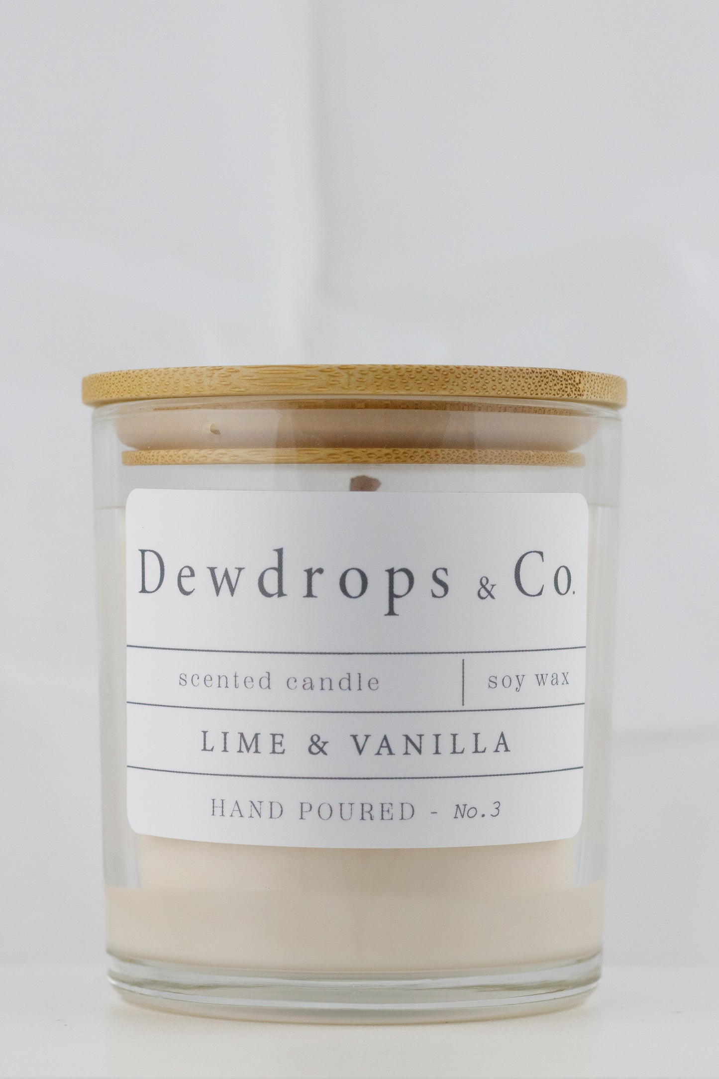 No.3 Lime & Vanilla Scented Candle
