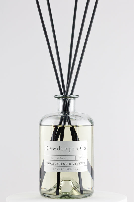 Signature No.4 - Eucalyptus & Vetiver Reed Diffuser (500ml)