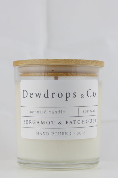 No.1 Bergamot & Pachouli Scented Candle
