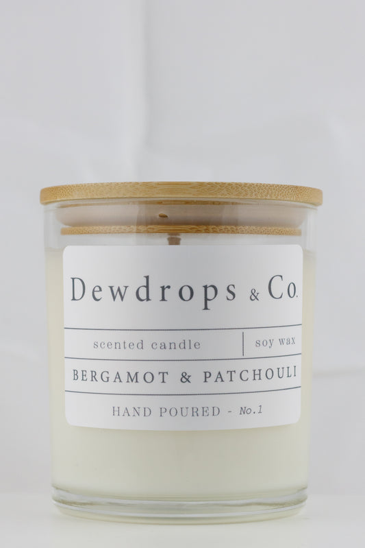 No.1 Bergamot & Pachouli Scented Candle