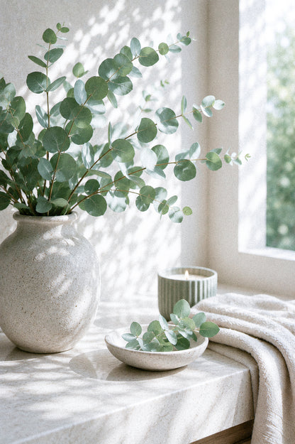 No.4 Eucalyptus & Vetiver Scented Candle