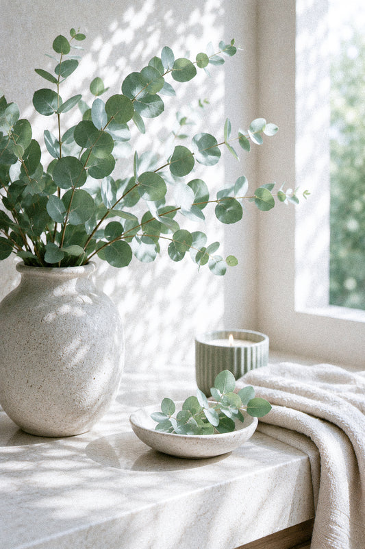 No.4 Eucalyptus & Vetiver Scented Candle