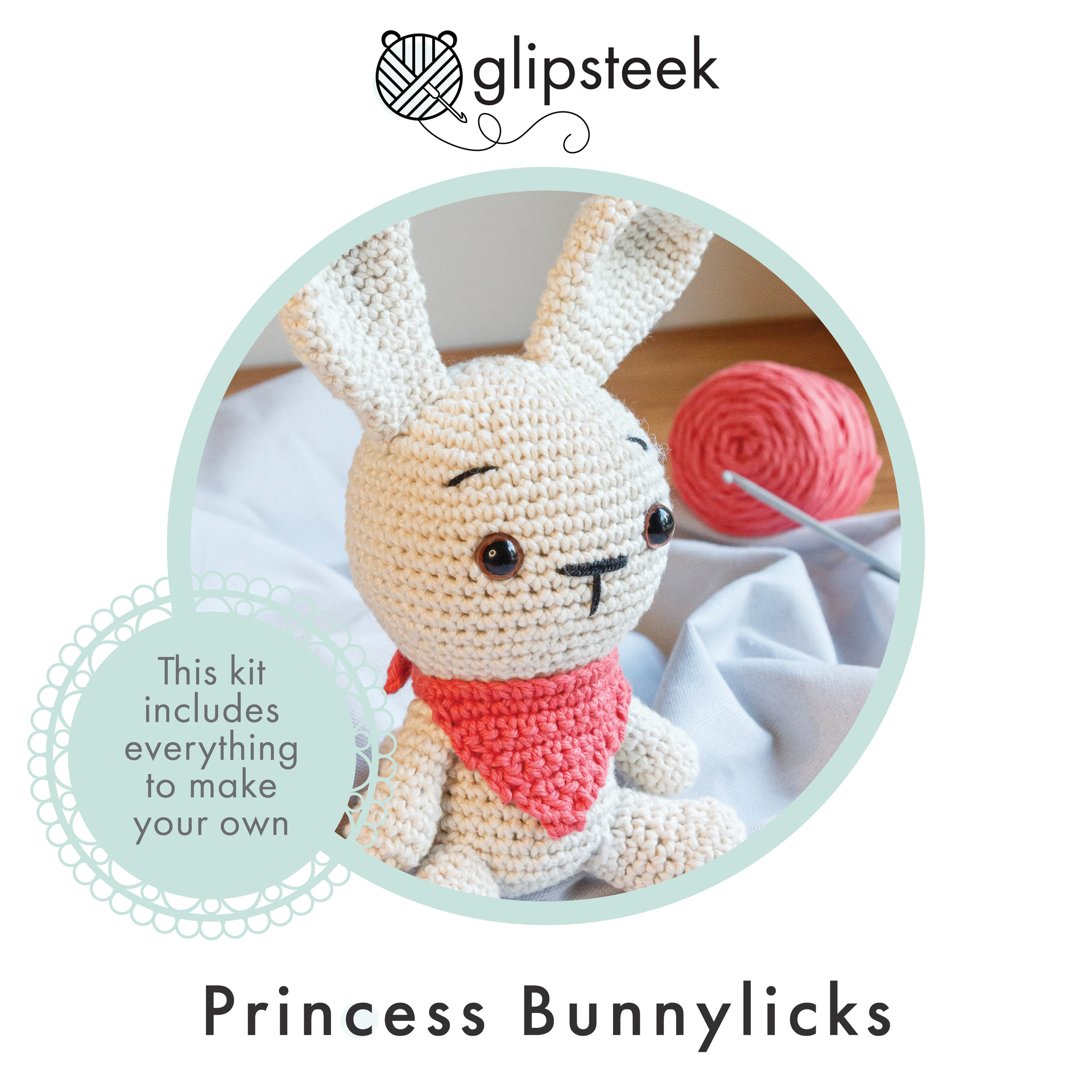 Princess Bunnylicks - Crochet Kit – Dewdrops & Co.
