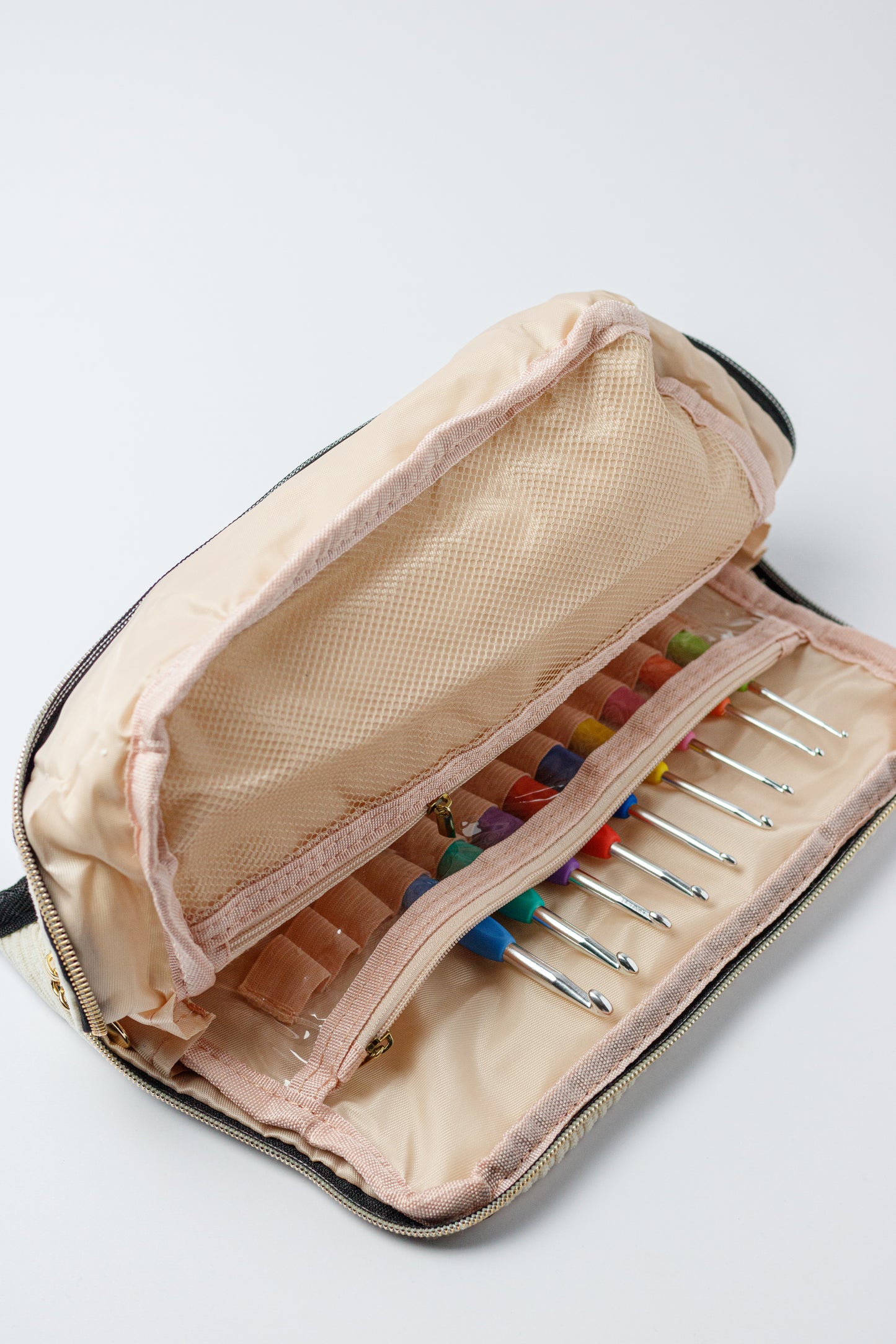 Corduroy Crochet Storage Bag