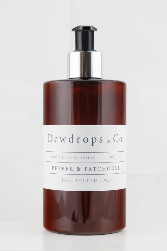 No.8 Pepper & Patchouli - Hand and Body Lotion 300ml