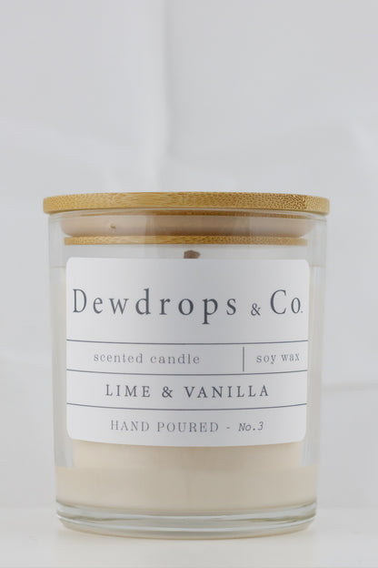 No.3 Lime & Vanilla Scented Candle