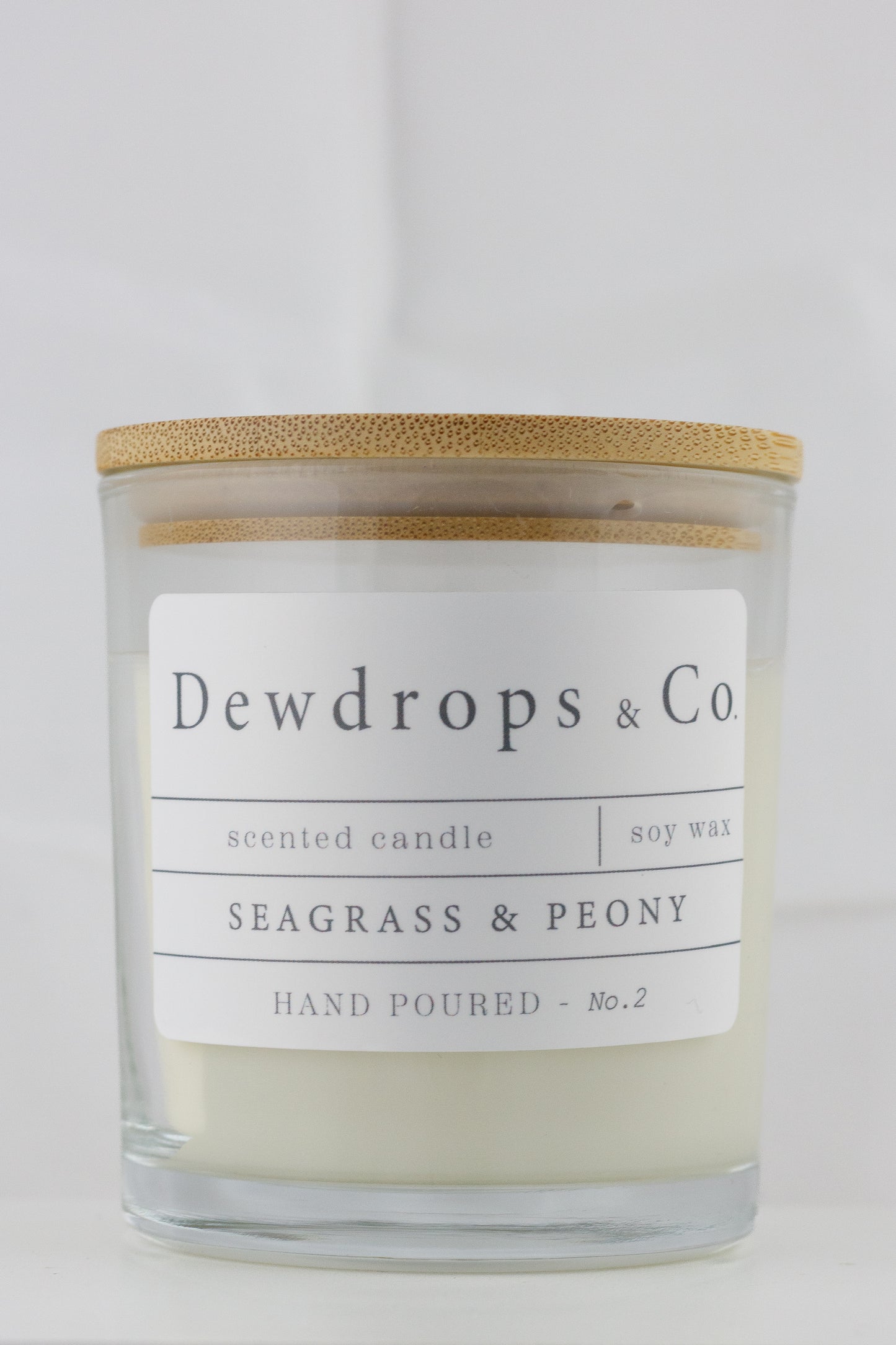 No.2 Seagrass & Peony Scented Candle