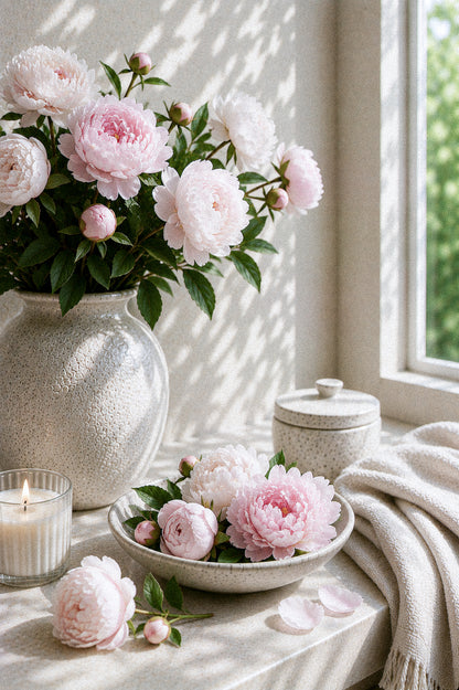No.2 Seagrass & Peony Scented Candle