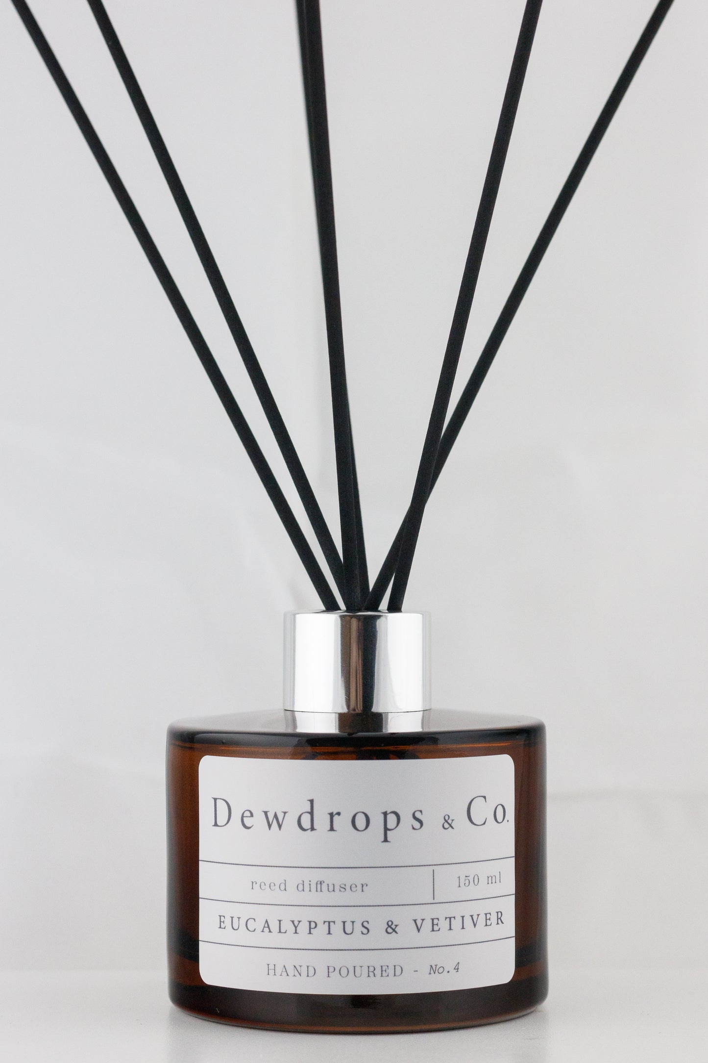 No.4 Eucalyptus & Vetiver Diffuser - Amber
