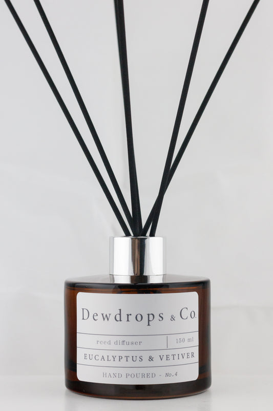 No.4 Eucalyptus & Vetiver Diffuser - Amber