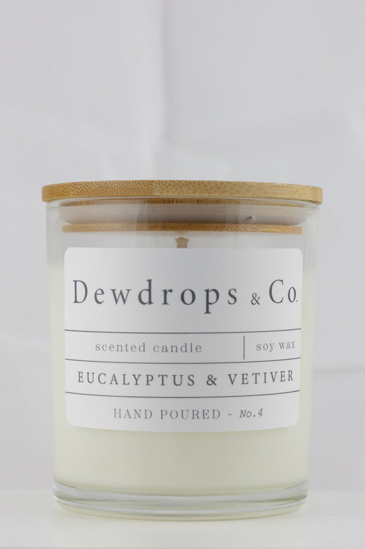 No.4 Eucalyptus & Vetiver Scented Candle
